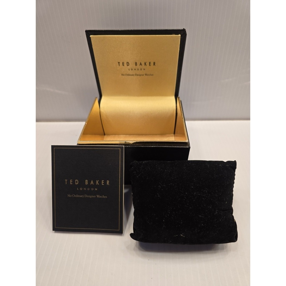 Ted Baker Of London EMPTY Watch Box 5x4x3, Manuel, Watch Pillow, Lux Life, Style